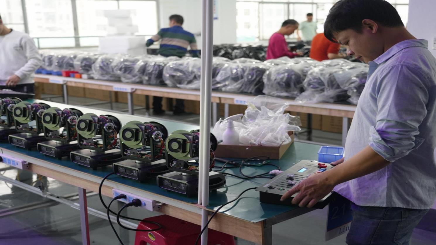 Aging test at the Haochuang factory